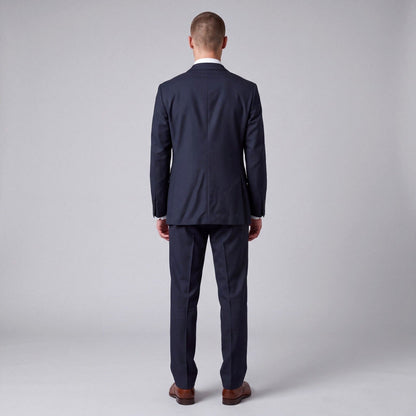 Hugo Boss Tollegno Wool Slim Fit Double Breasted Harvey Gatlin Suit 40R/34R
