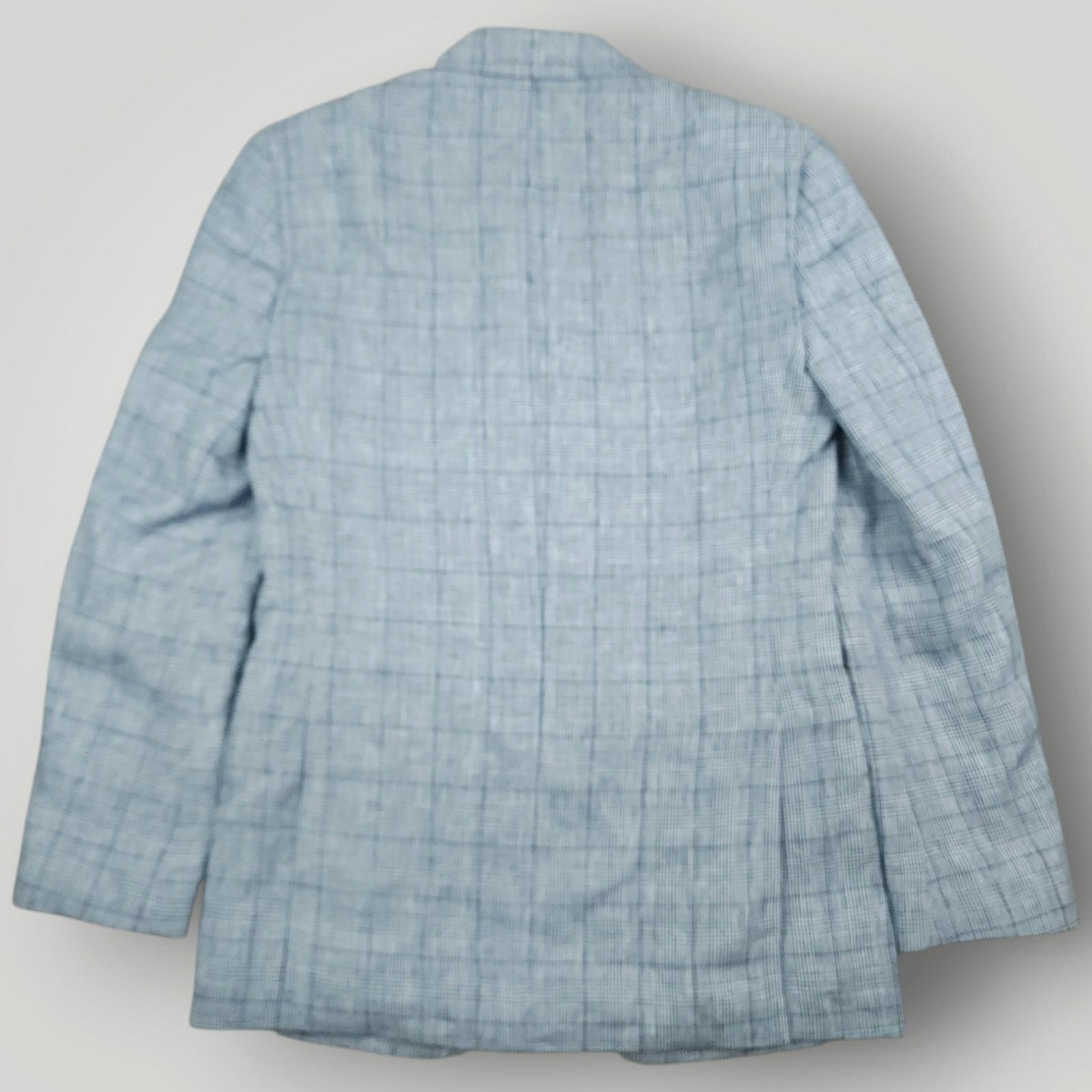 J Crew Thompson Linen Prince of Wales Check Slim Fit Sport Coat 34S
