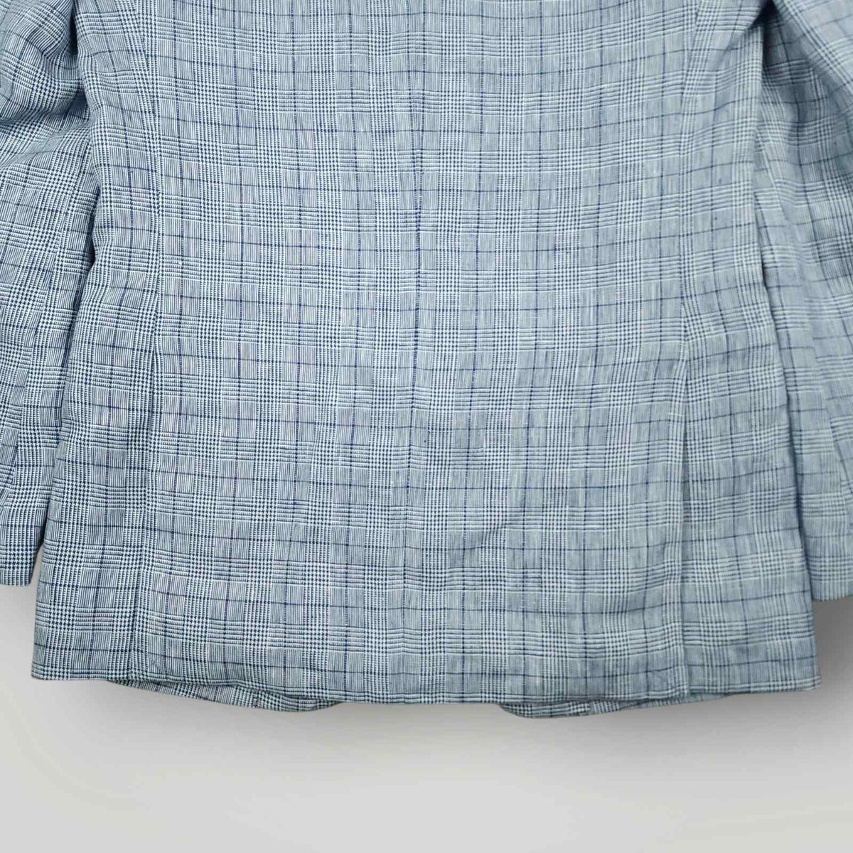 J Crew Thompson Linen Prince of Wales Check Slim Fit Sport Coat 34S