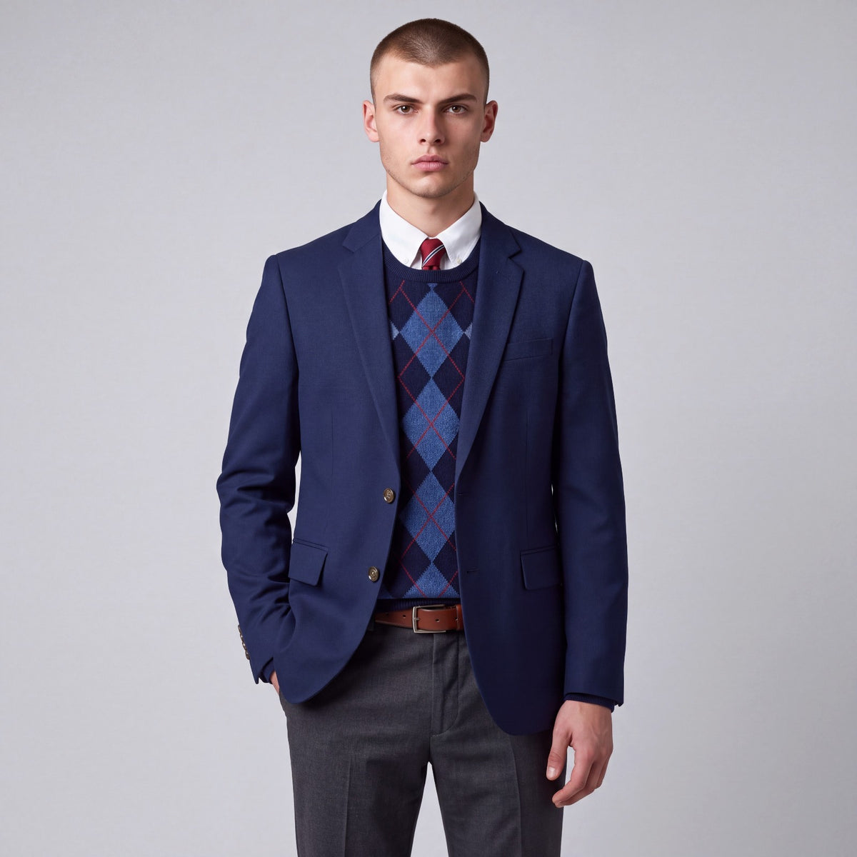 J.Crew Thompson Flex Wool Cotton Blend Travel Sport Coat 36S