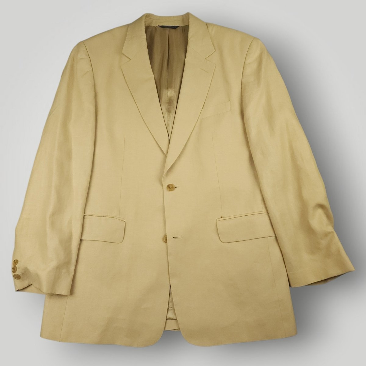 Vintage Y2K Classic Fit Linen Sport Coat 42R