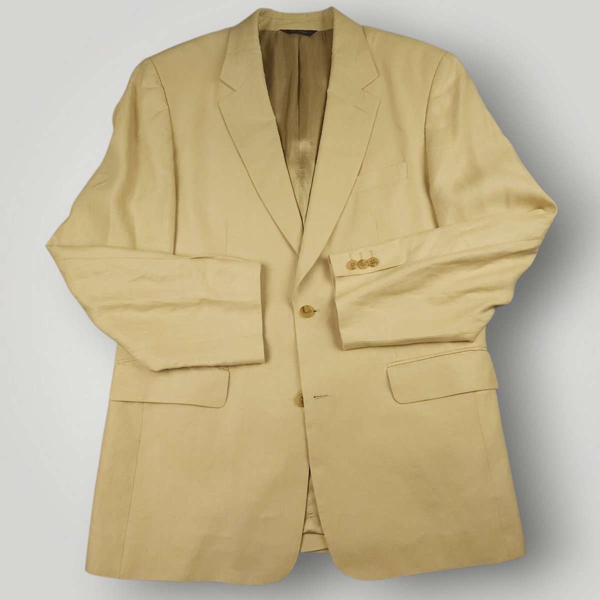 Vintage Y2K Classic Fit Linen Sport Coat 42R