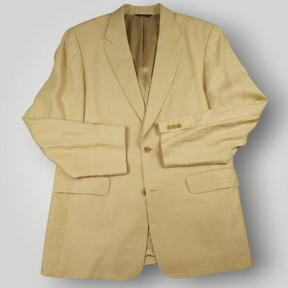 Vintage Y2K Classic Fit Linen Sport Coat 42R