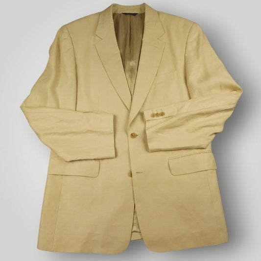 Vintage Y2K Classic Fit Linen Sport Coat 42R