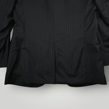 Y2K Italian Wool Pinstripe Luxury Sport Coat 40L