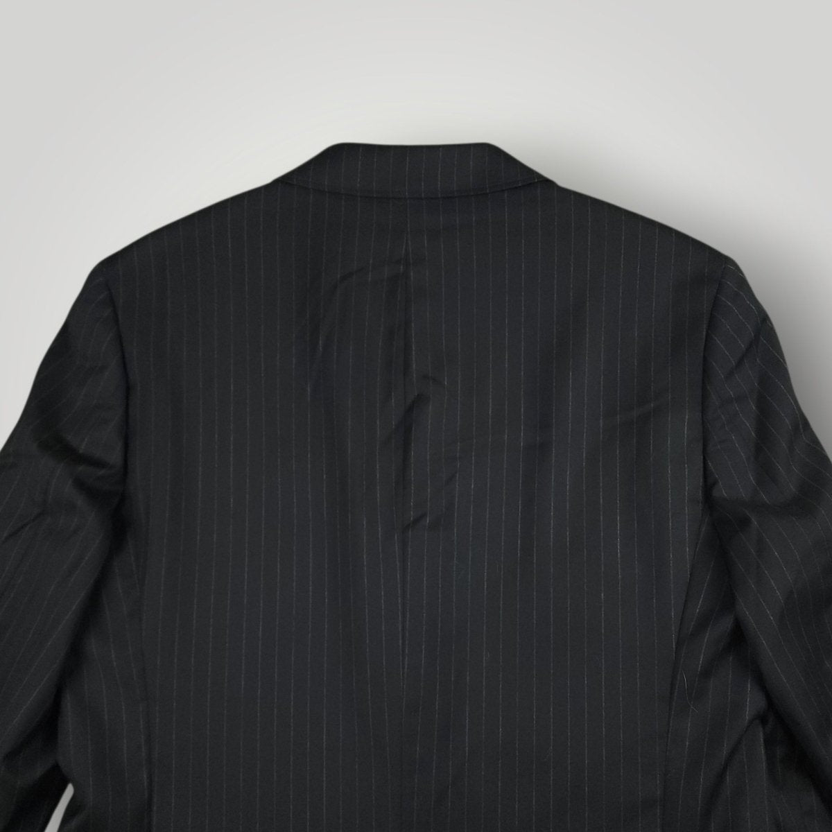 Y2K Italian Wool Pinstripe Luxury Sport Coat 40L