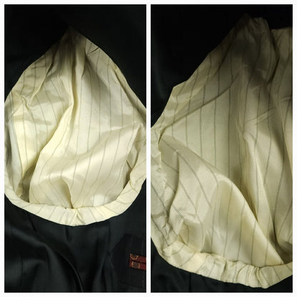 Y2K Italian Wool Pinstripe Luxury Sport Coat 40L