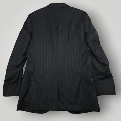 Y2K Italian Wool Pinstripe Luxury Sport Coat 40L