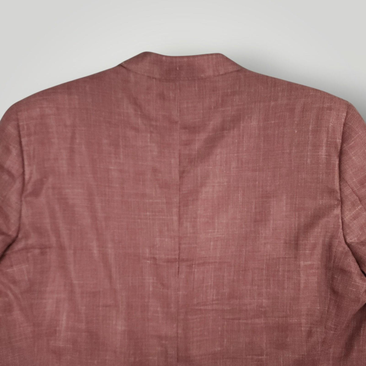 Jack Victor Hopsack Portly Fit Italian Wool Silk Linen Sport Coat 44S