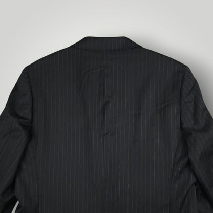 Y2K Italian Wool Pinstripe Luxury Sport Coat 40L