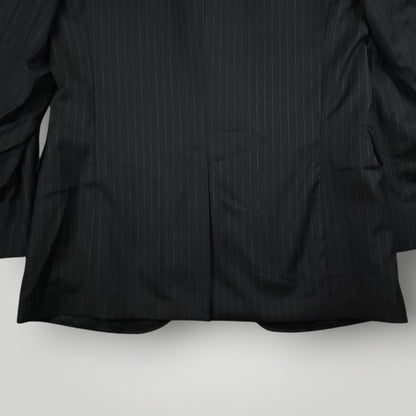 Y2K Italian Wool Pinstripe Luxury Sport Coat 40L