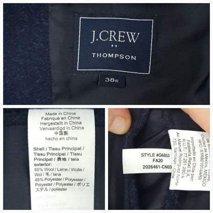 Thompson Brushed Tweed Wool Blend Slim Fit Sport Coat 38R
