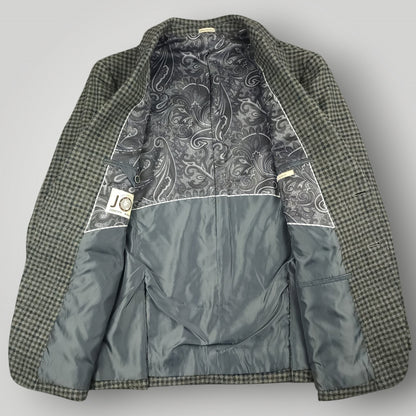 Joe Joseph Abboud Slim Fit Flannel Wool Houndstooth Sport Coat 40S