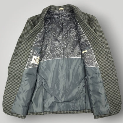 Joe Joseph Abboud Slim Fit Flannel Wool Houndstooth Sport Coat 40S