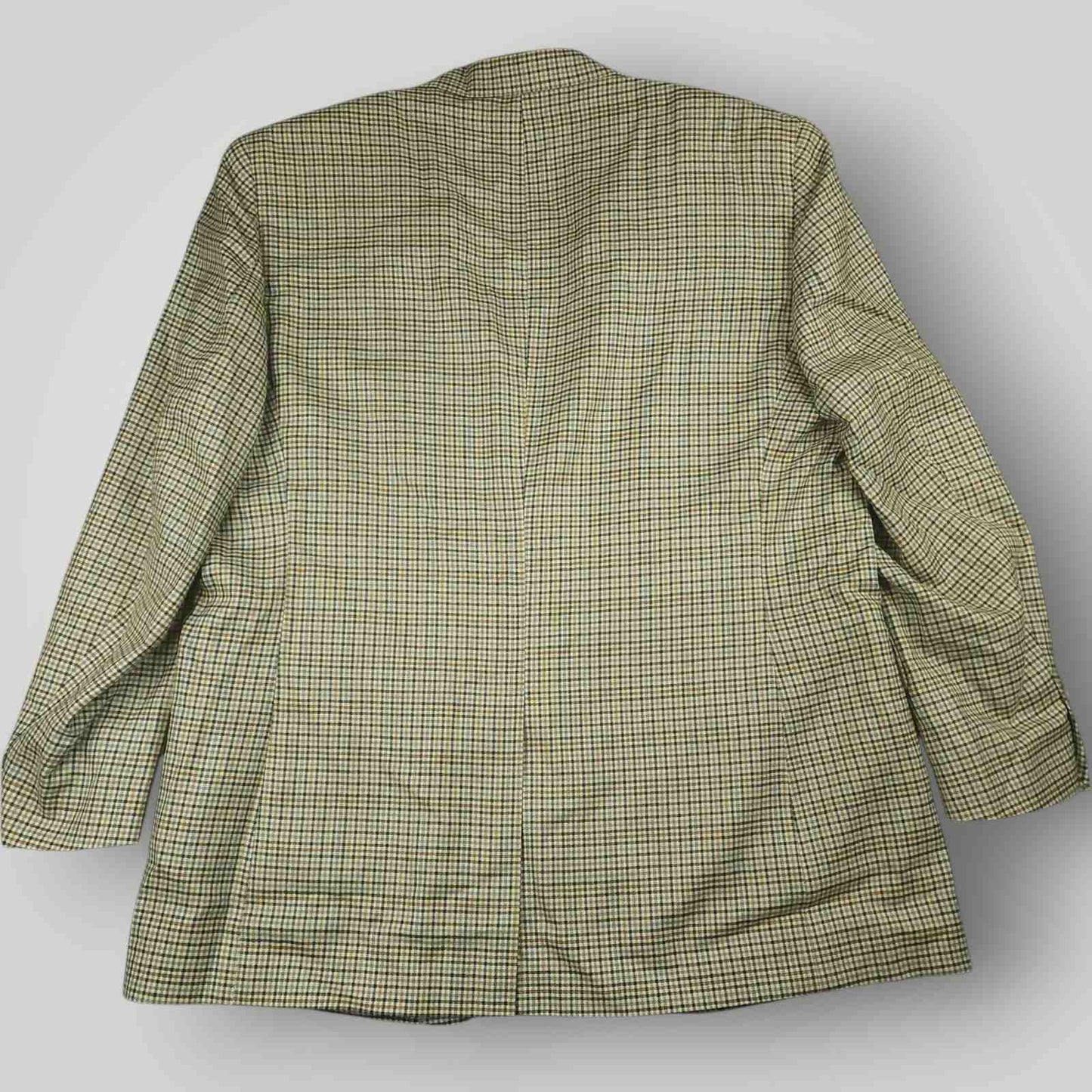 Jos A Bank Gun Club Check Silk Wool Classic Fit Sport Coat 48L