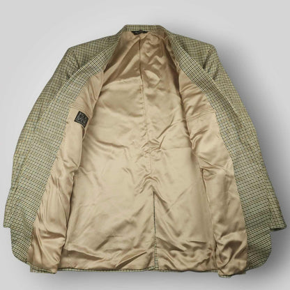 Jos A Bank Gun Club Check Silk Wool Classic Fit Sport Coat 48L