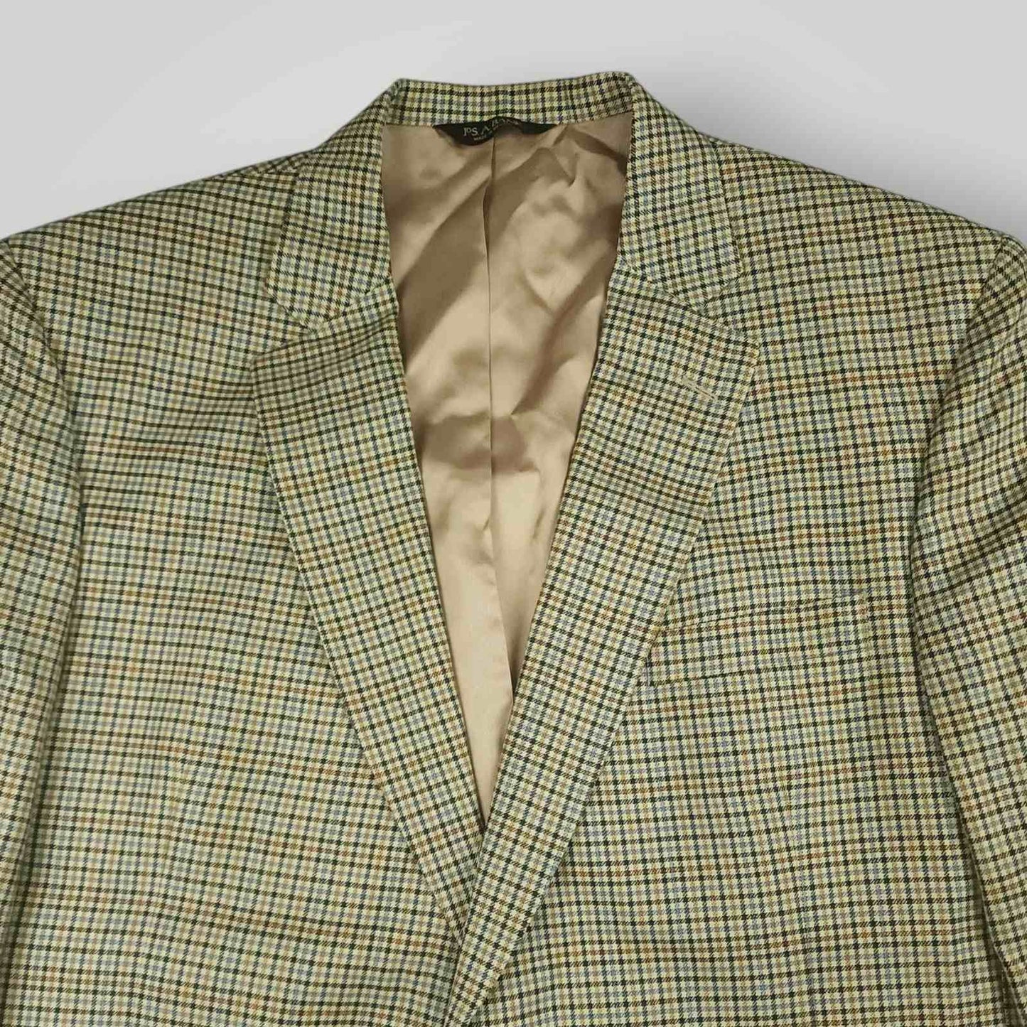 Jos A Bank Gun Club Check Silk Wool Classic Fit Sport Coat 48L
