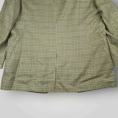 Jos A Bank Gun Club Check Silk Wool Classic Fit Sport Coat 48L