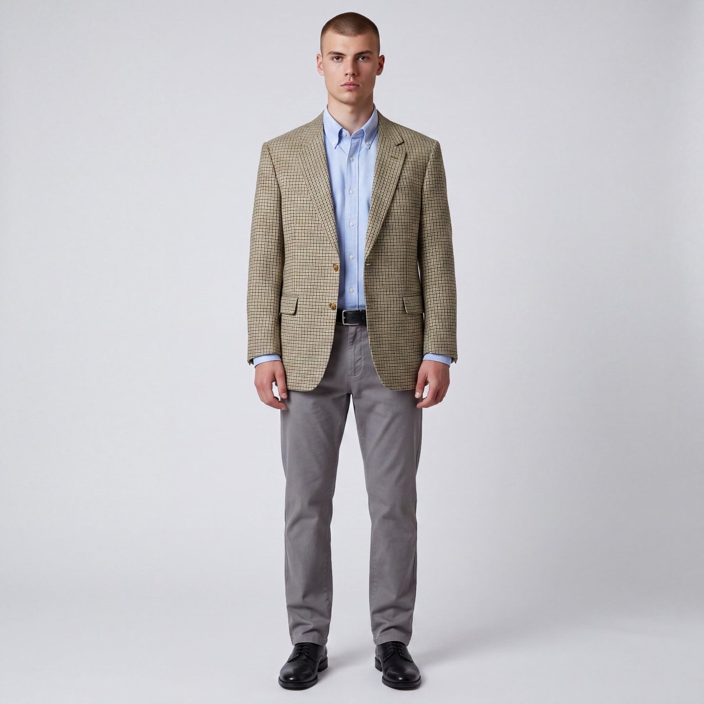 Jos A Bank Gun Club Check Silk Wool Classic Fit Sport Coat 48L