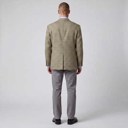 Jos A Bank Gun Club Check Silk Wool Classic Fit Sport Coat 48L