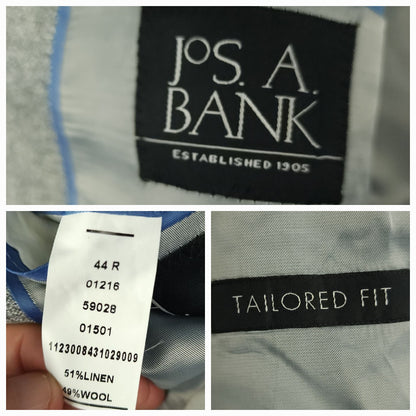 Tailored Fit Linen Wool Sport Coat 44R
