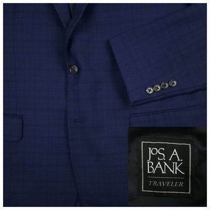 Traveler Slim Fit Wool Plaid Sport Coat 44R