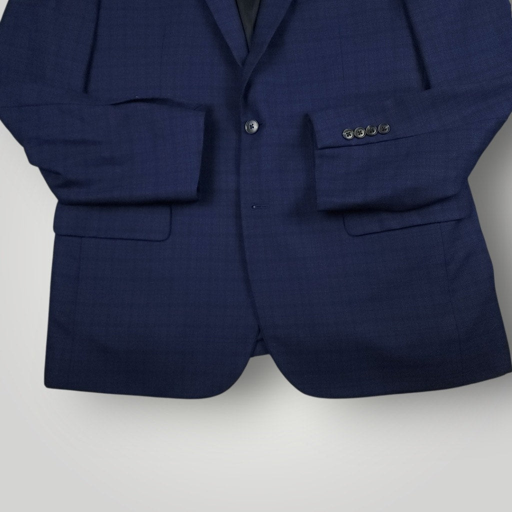 Traveler Slim Fit Wool Plaid Sport Coat 44R