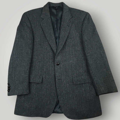 Harris Tweed Jos A Bank Wool Herringbone Sports Coat 40R