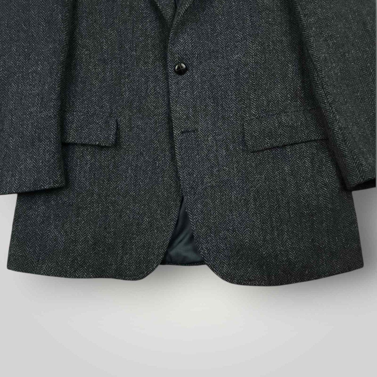 Harris Tweed Jos A Bank Wool Herringbone Sports Coat 40R