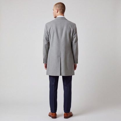 Jos A Bank 1905 Wool Blend Oversized Winter Top Long Coat 46L
