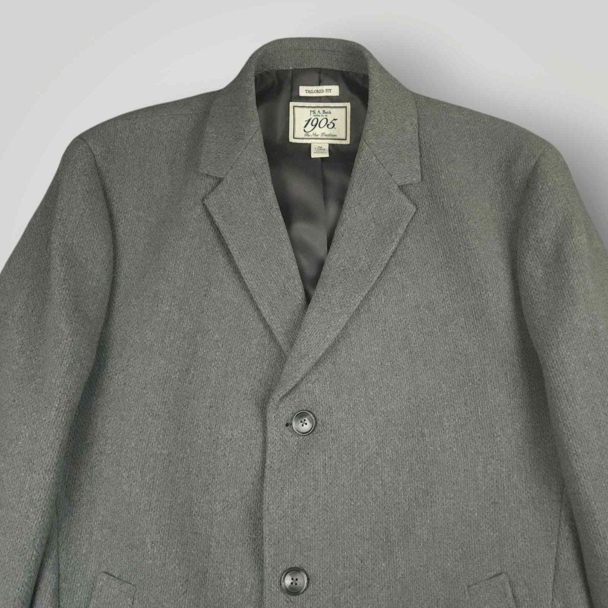 Jos A Bank 1905 Wool Blend Oversized Winter Top Long Coat 46L