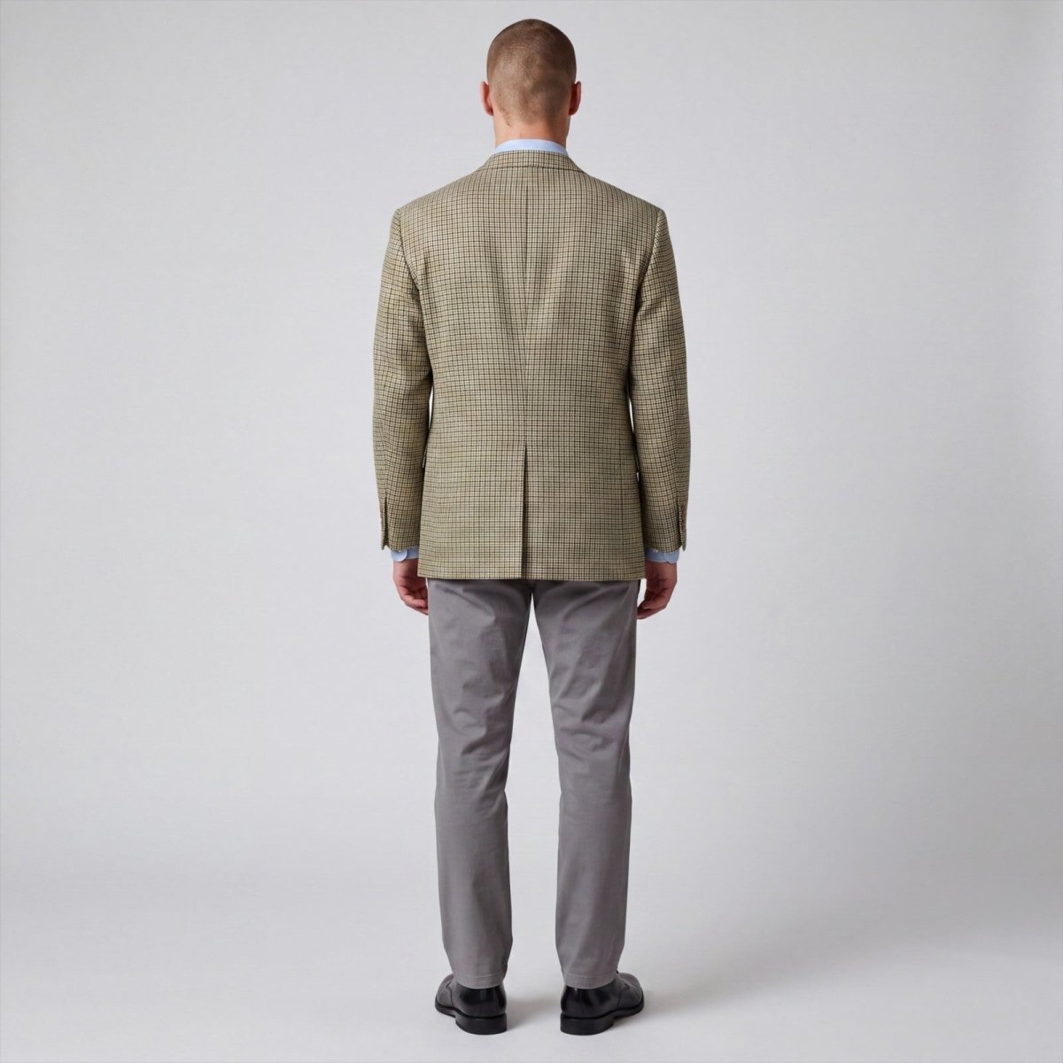 Jos A Bank Gun Club Check Silk Wool Classic Fit Sport Coat 48L