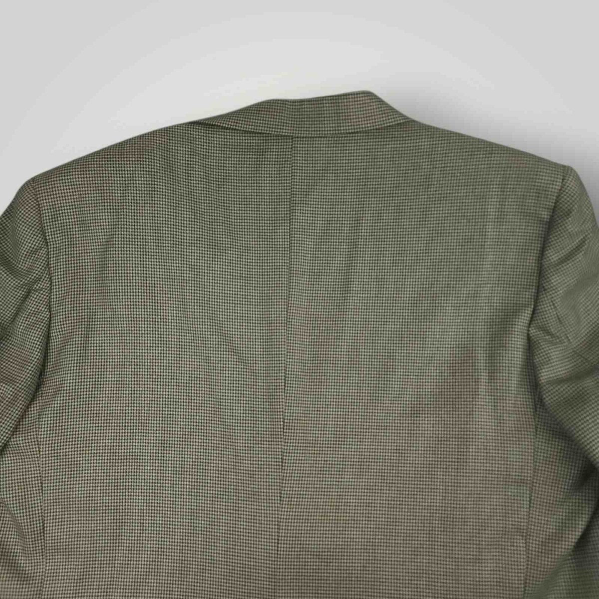 Jos A Bank Houndstooth Wide Lapel Wool Portly Fit Sport Coat  46S