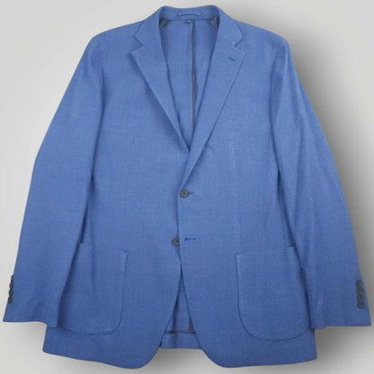 Jos A Bank Traveler Slim Fit Unstructured Glen Check Sport Coat 44L
