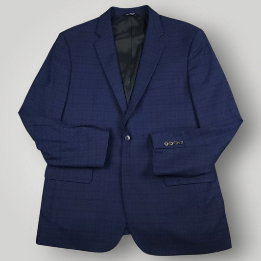 Traveler Slim Fit Wool Plaid Sport Coat 44R