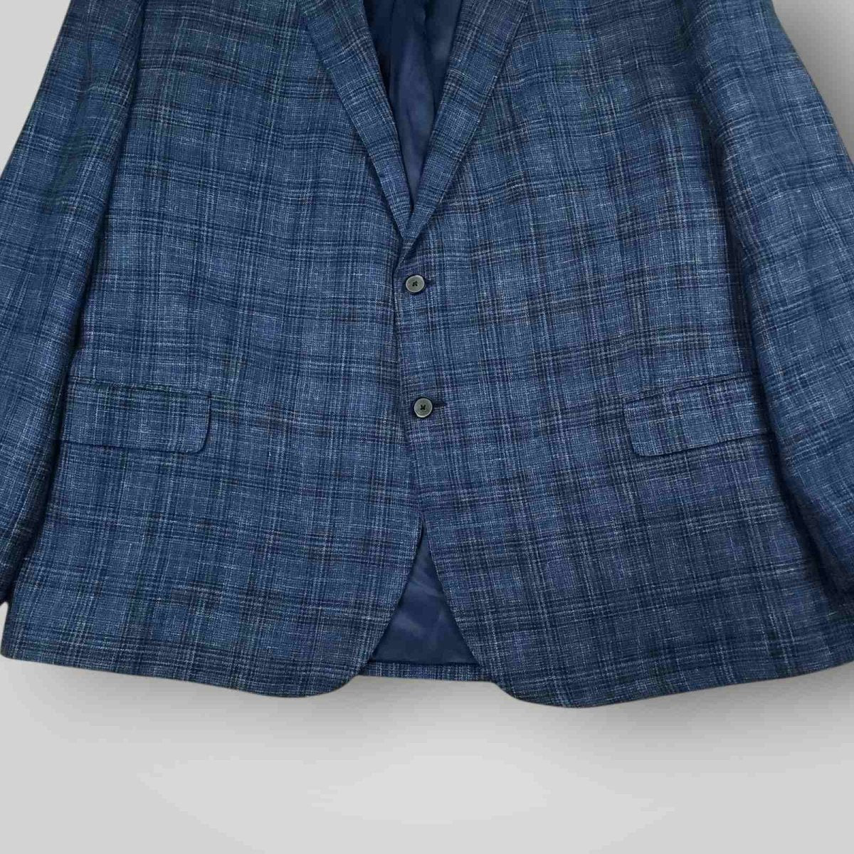 Joseph Abboud Hopsack E Thomas Silk Wool Linen Slim Fit Sport Coat 54R