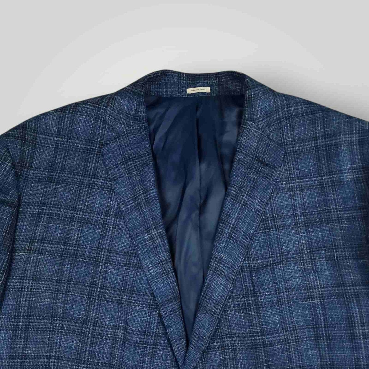 Joseph Abboud Hopsack E Thomas Silk Wool Linen Slim Fit Sport Coat 54R