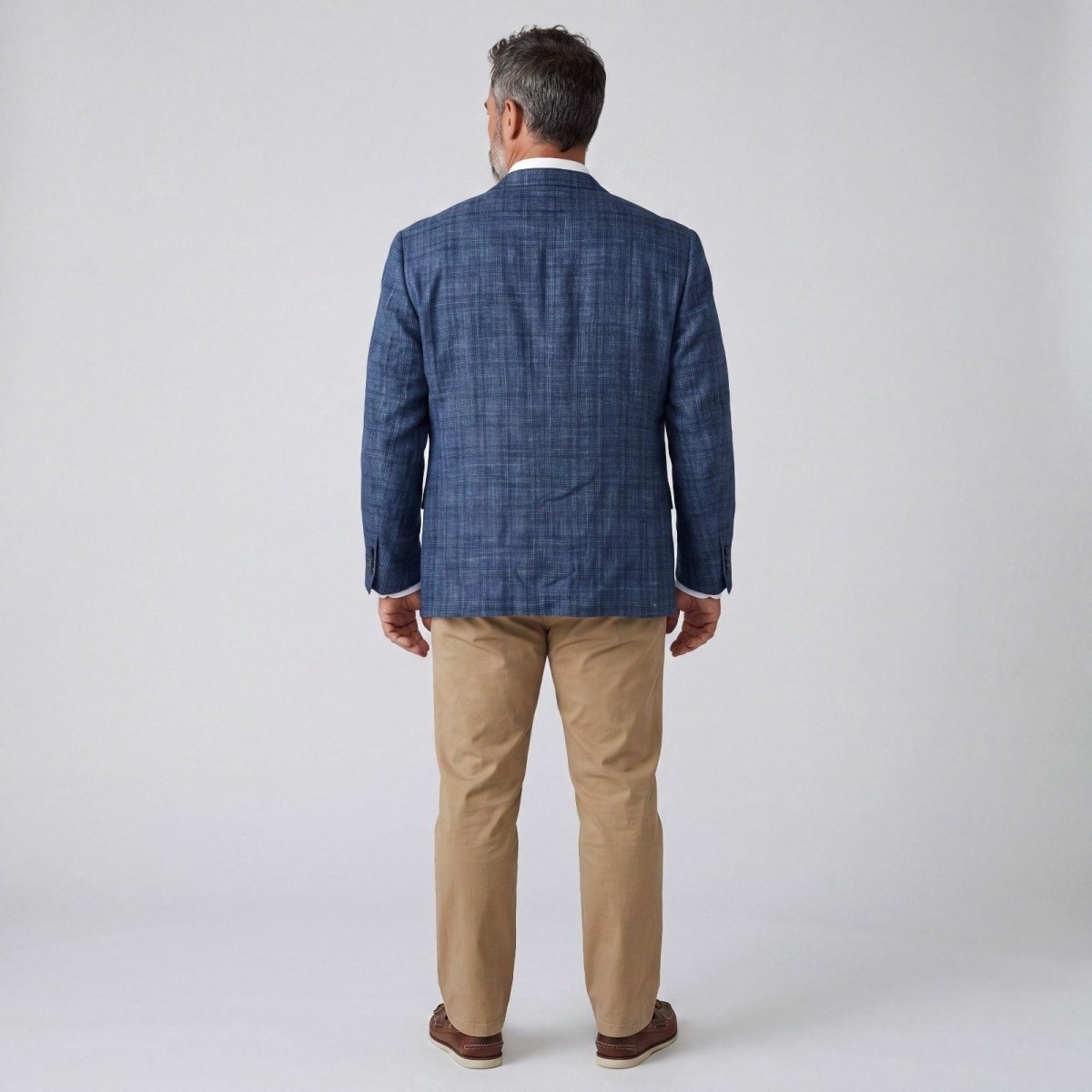 Joseph Abboud Hopsack E Thomas Silk Wool Linen Slim Fit Sport Coat 54R