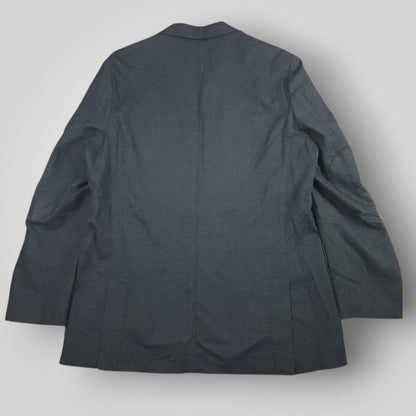 Rear view of Joseph Abboud blue cotton blend sport coat in men’s size 44R