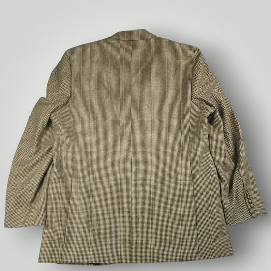 Joseph Turner Moon Tweed Wool Cashmere Cotton Gun Club Check Sport Coat 44R