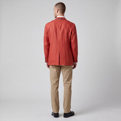 Lauren Ralph Lauren Slim Fit Linen Unstructured Sport Coat 42R
