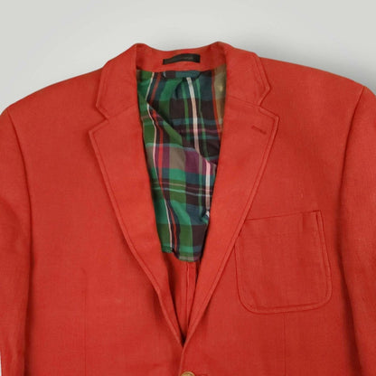 Lauren Ralph Lauren Slim Fit Linen Unstructured Sport Coat 42R