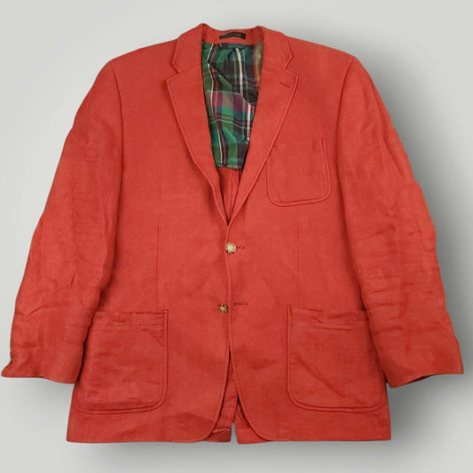 Lauren Ralph Lauren Slim Fit Linen Unstructured Sport Coat 42R