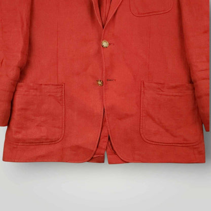 Lauren Ralph Lauren Slim Fit Linen Unstructured Sport Coat 42R
