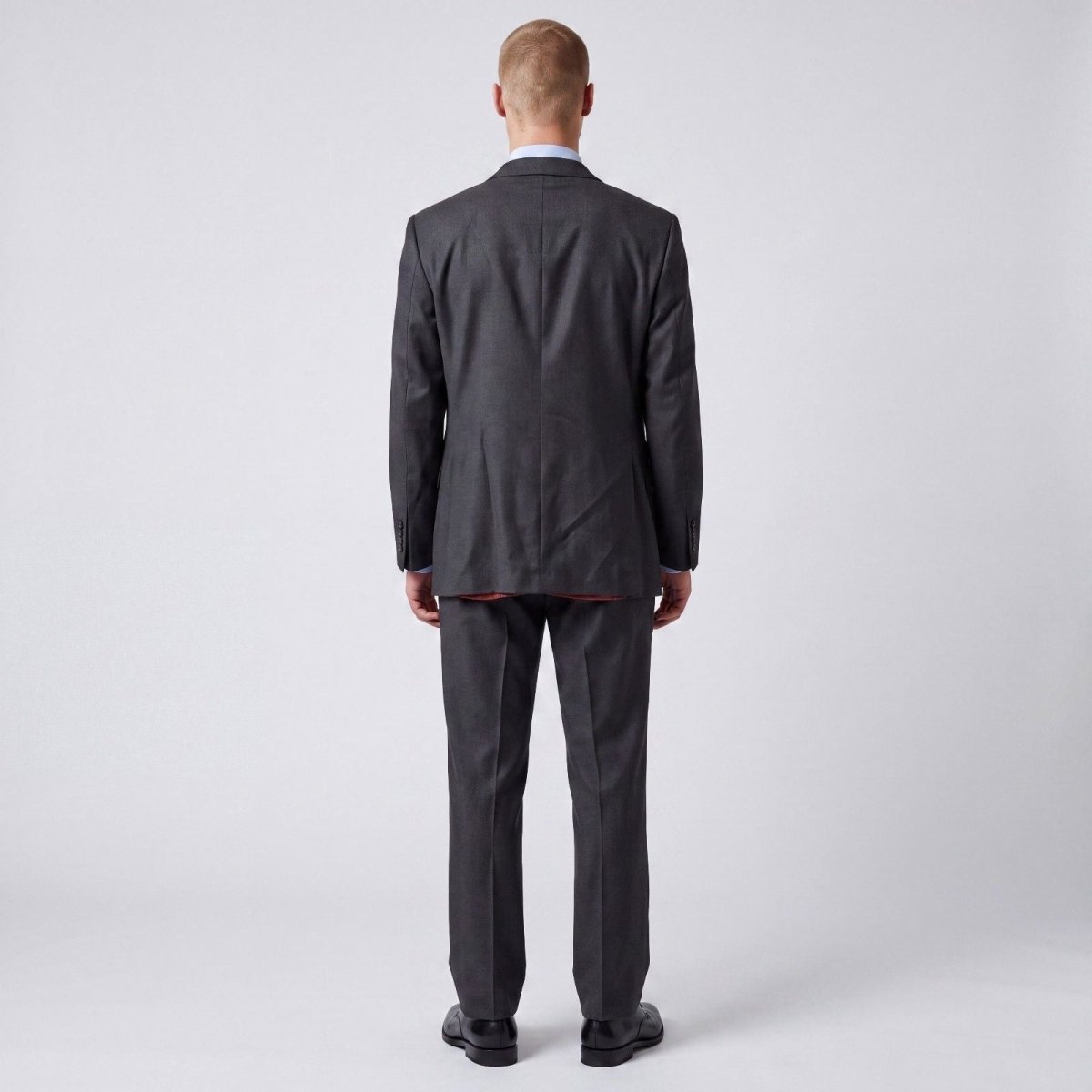 M&S The Sartorial Wool Birdseye 2 Pc Suit 44R/39S