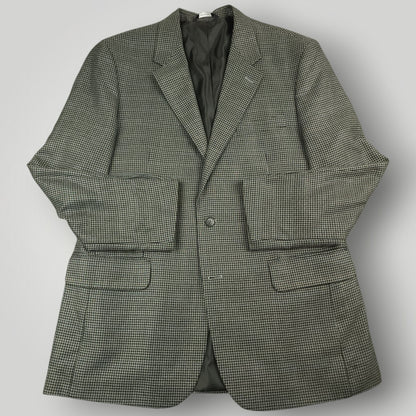 Relaxed Fit Houndstooth Lightweight Sport Coat 42R