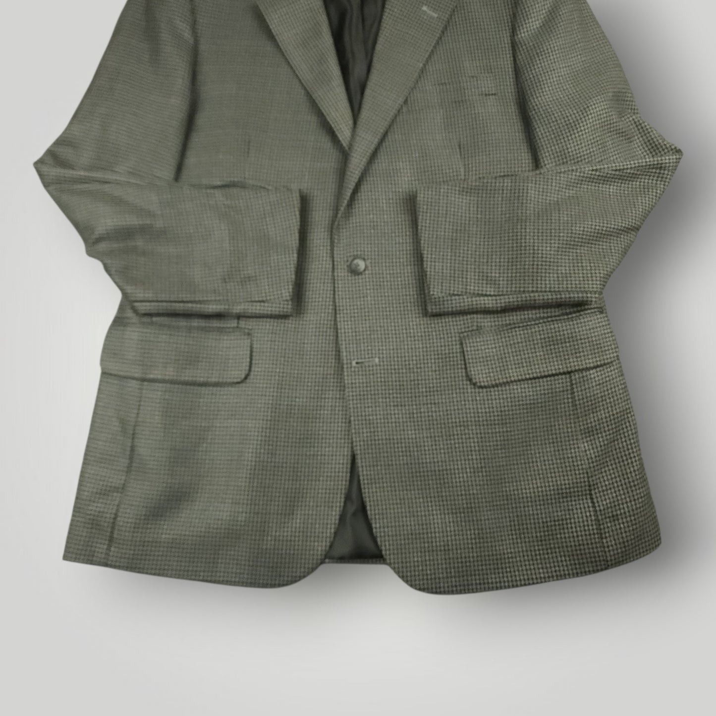 Relaxed Fit Houndstooth Lightweight Sport Coat 42R