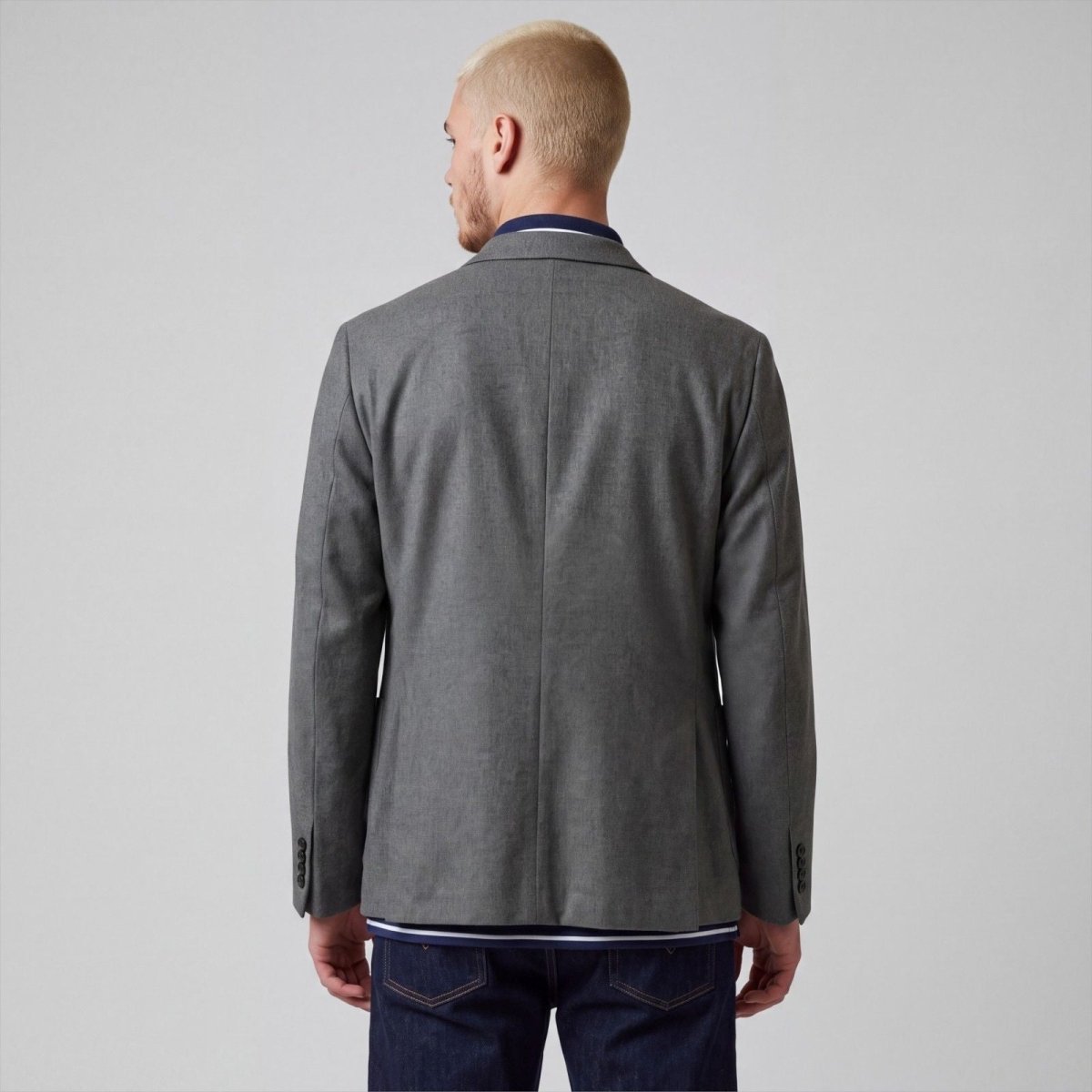 Michael Kors Modern Fit Unstructured Patch Pocket Italian Wool Blend Sport Coat 40R