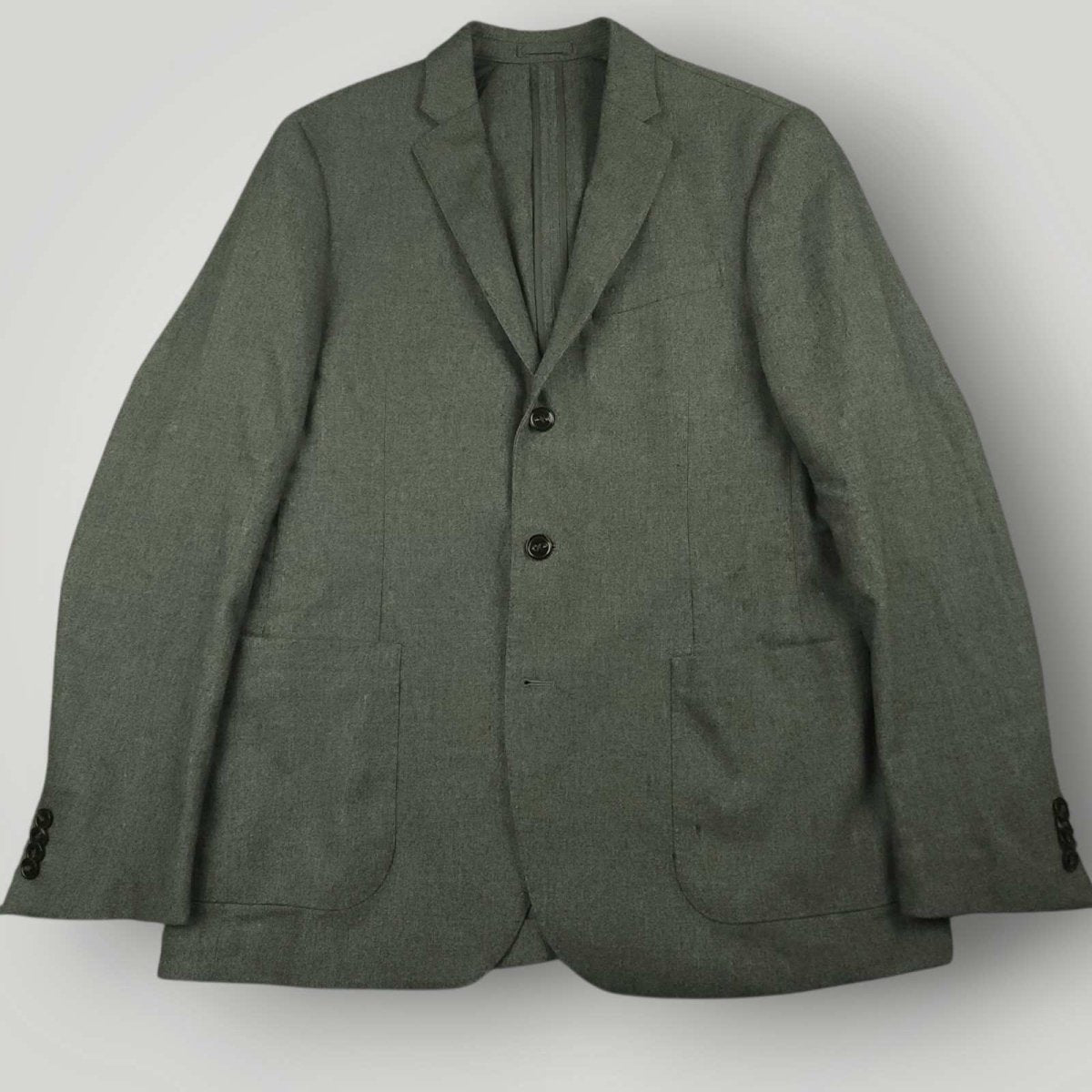Michael Kors Modern Fit Unstructured Patch Pocket Italian Wool Blend Sport Coat 40R