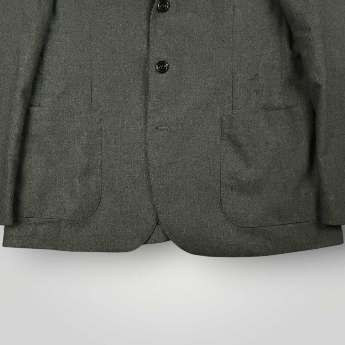 Michael Kors Modern Fit Unstructured Patch Pocket Italian Wool Blend Sport Coat 40R
